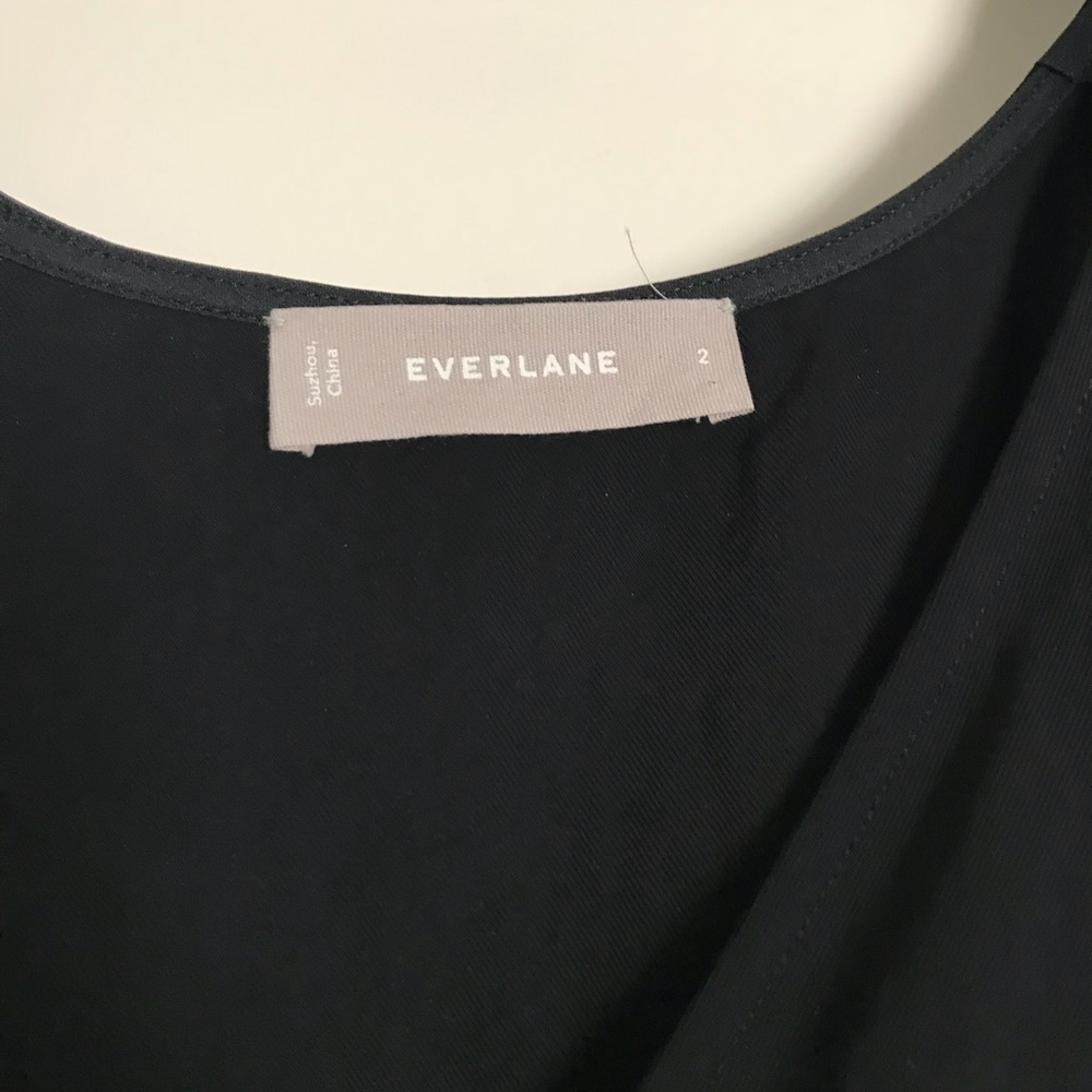 Everlane Japanese go-weave wrap mini dress